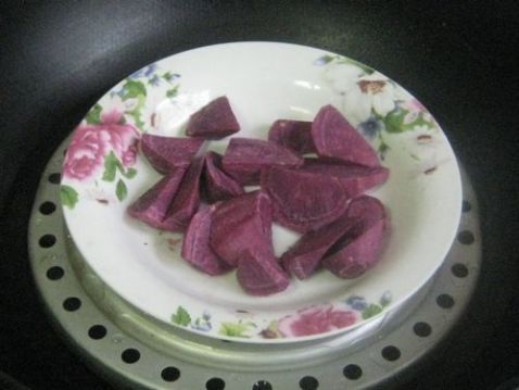 紫薯冰激凌奶昔的做法图解