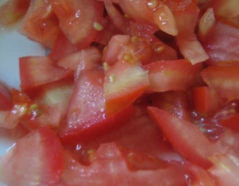 西红柿焖菜花的简单做法