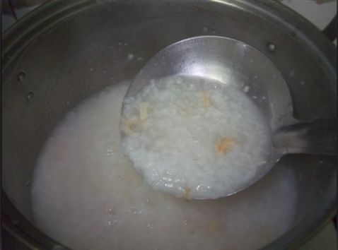 瑶柱虾米蔬菜粥怎么吃