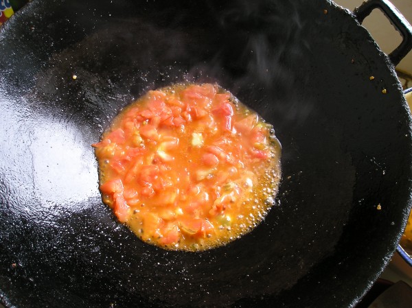 番茄烘鸡蛋的简单做法