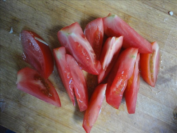 包菜炒西红柿的做法图解
