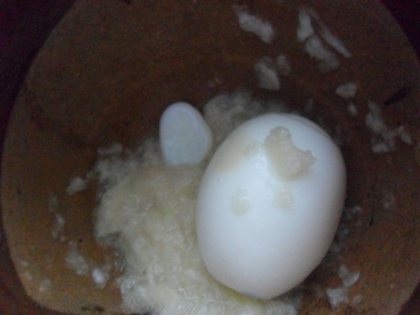 蒜泥鸡蛋的家常做法