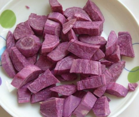 核桃奶香紫薯球菜谱图解