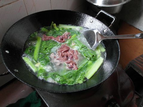 猪肝芥菜汤菜谱图解