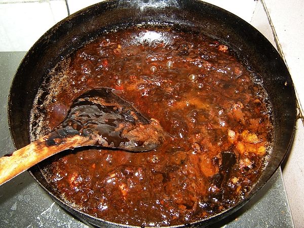 干煸肉丝油辣椒的制作方法