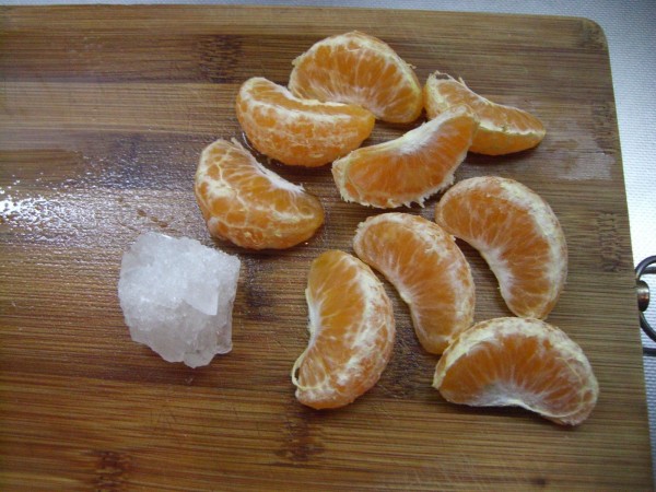 马蹄香梨橘子水的简单做法