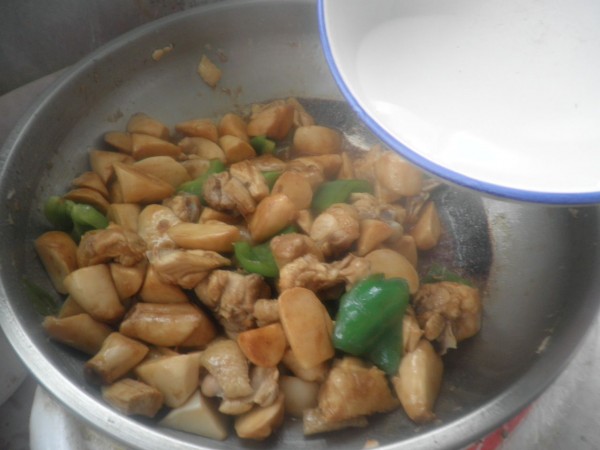 杏鲍菇烧鸡块怎样煮