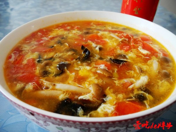 西红柿海米蘑菇汤怎样炒