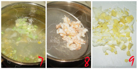 鲜虾土司沙拉的家常做法