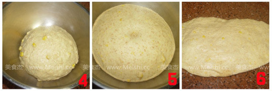 小麦胚芽玉米面包的做法图解