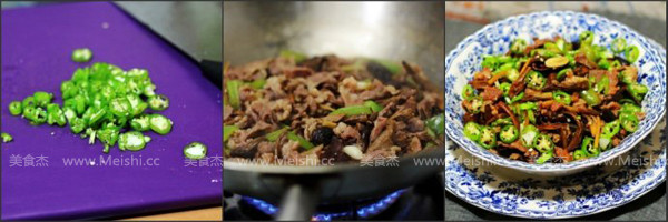 茶树菇肉片的简单做法