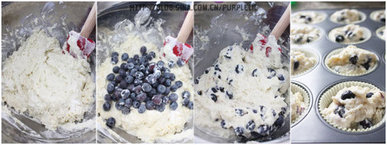 蓝莓酸奶玛芬蛋糕的做法图解