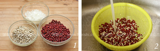 红豆薏米糖水菜谱图解
