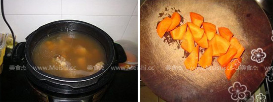 粉葛红萝卜龙骨汤的简单做法