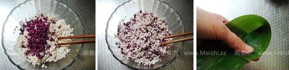 紫薯水晶粽的做法图解