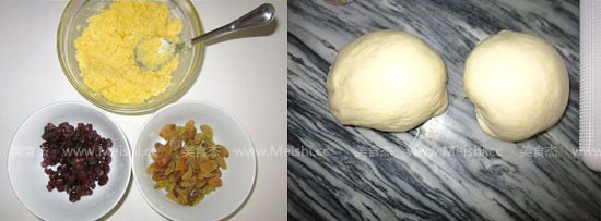 椰蓉葡萄红豆面包棒的简单做法
