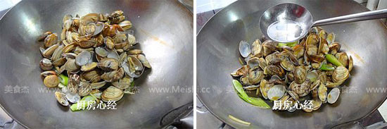 姜丝炒蛤蜊的简单做法