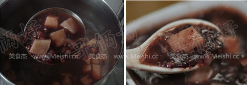 香芋紫米粥菜谱图解