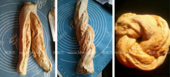 脆皮红糖炼乳面包的简单做法