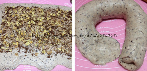 紫米核桃面包的简单做法