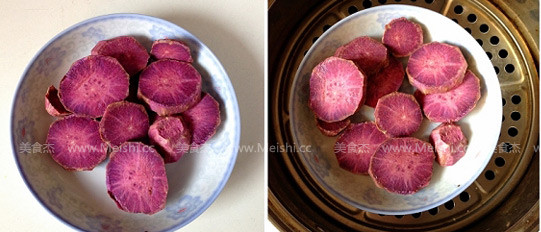 紫薯大理石吐司的简单做法