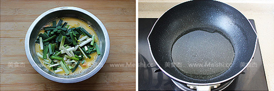 海虹韭菜炒鸡蛋的简单做法