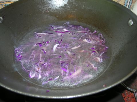 紫甘蓝鸡蛋汤
