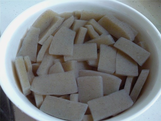 魔芋豆腐干的制作过程图片