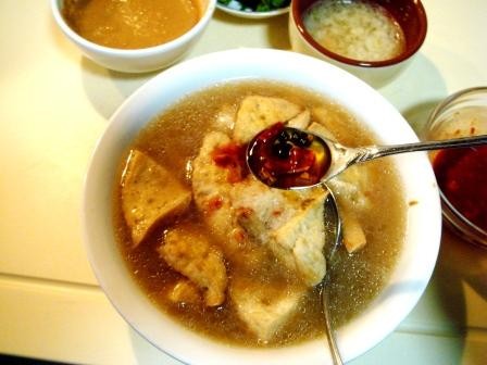 老北京炸豆腐汤图片