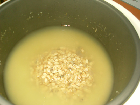 燕麦米煮熟的样子图片
