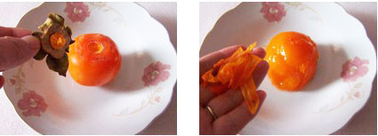 冻柿子制作过程图片