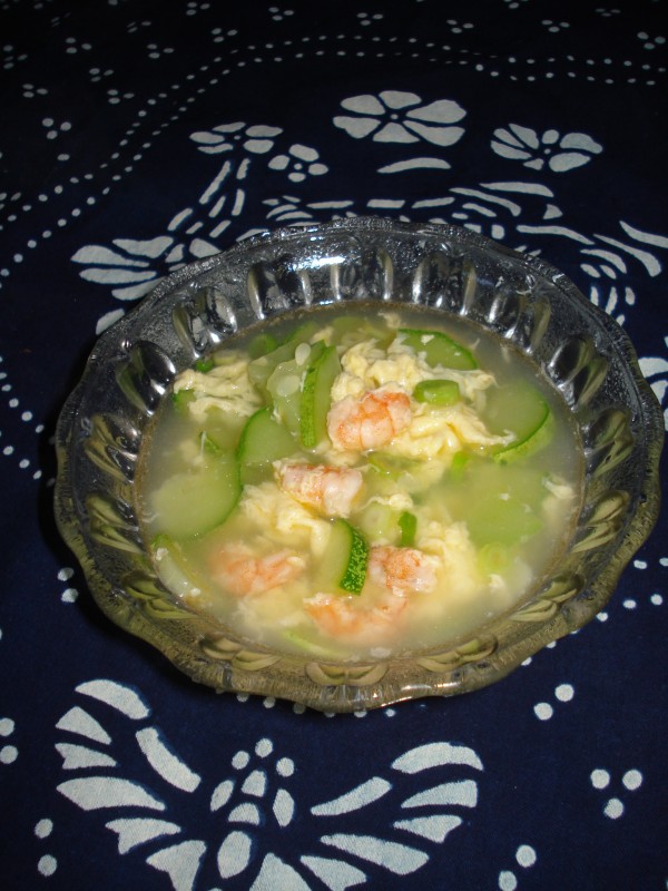 黄瓜虾仁汤图片